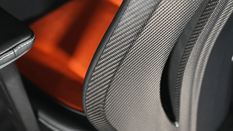 Full carbon fiber shell of the Fiberseats One