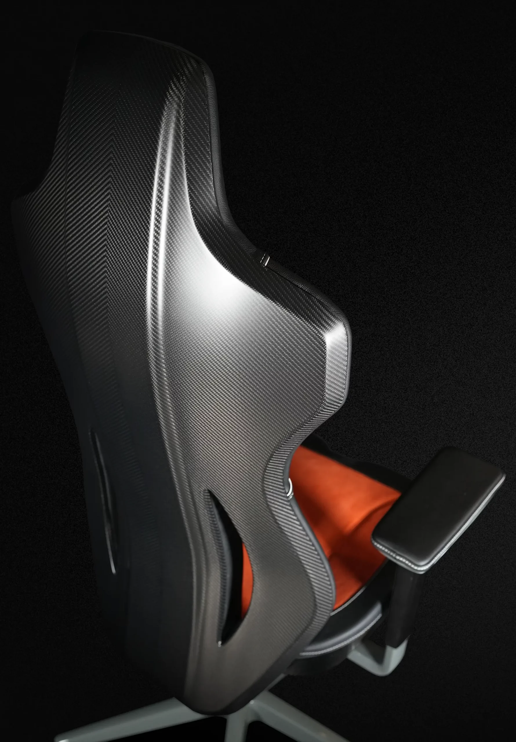 Carbon fiber seat structure